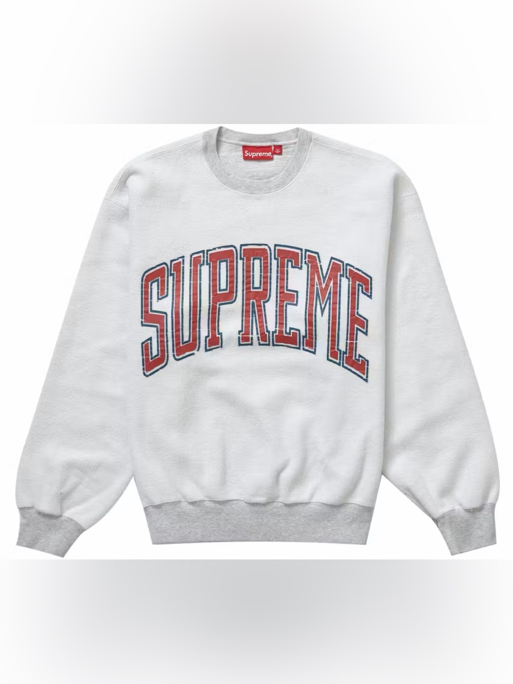 Authentic Supreme Inside Out Crewneck Ash Grey Men's from FW23 size L
